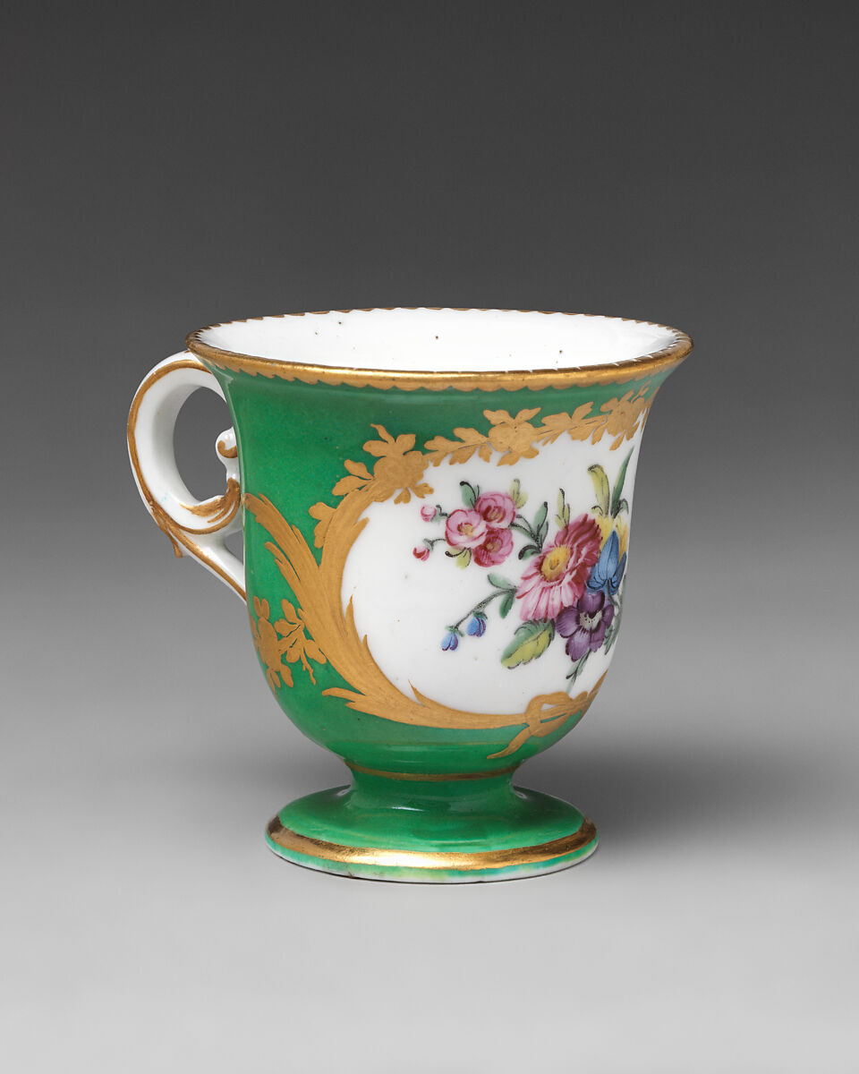 Ice cream cup (Tasse à glace) (part of a service), Sèvres Manufactory (French, 1740–present), Soft-paste porcelain, French, Sèvres