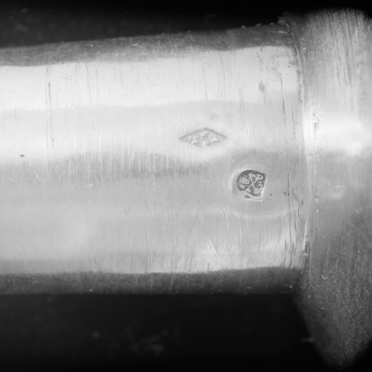 Pair of bobêches for candlesticks, Silver, Italian, Perugia