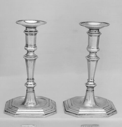 Pair of bobêches for candlesticks
