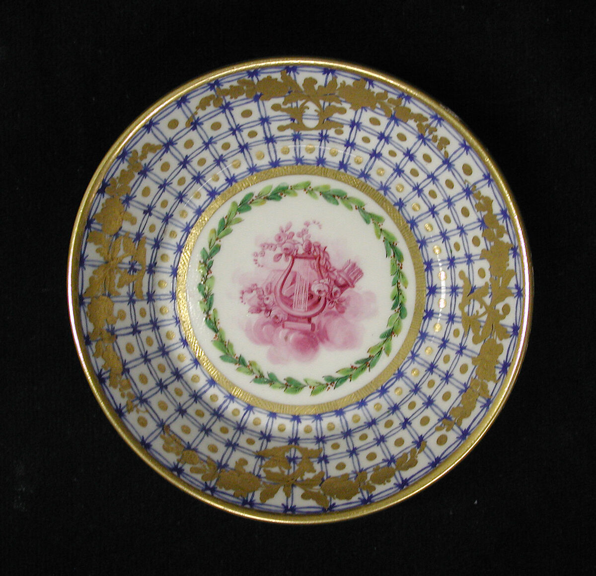 Saucer, Sèvres Manufactory (French, 1740–present), Soft-paste porcelain, French, Sèvres 
