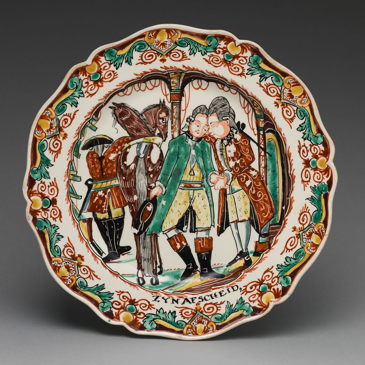 Plate (part of a set of six), John Turner (active 1762–86), Earthenware, British, Staffordshire 