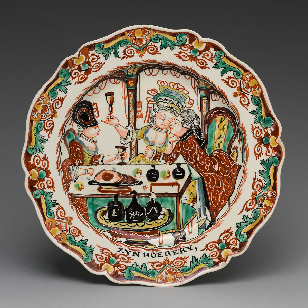Plate (part of a set of six), John Turner (active 1762–86), Earthenware, British, Staffordshire 