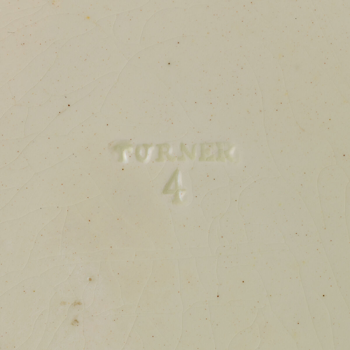 Plate (part of a set of six), John Turner (active 1762–86), Earthenware, British, Staffordshire