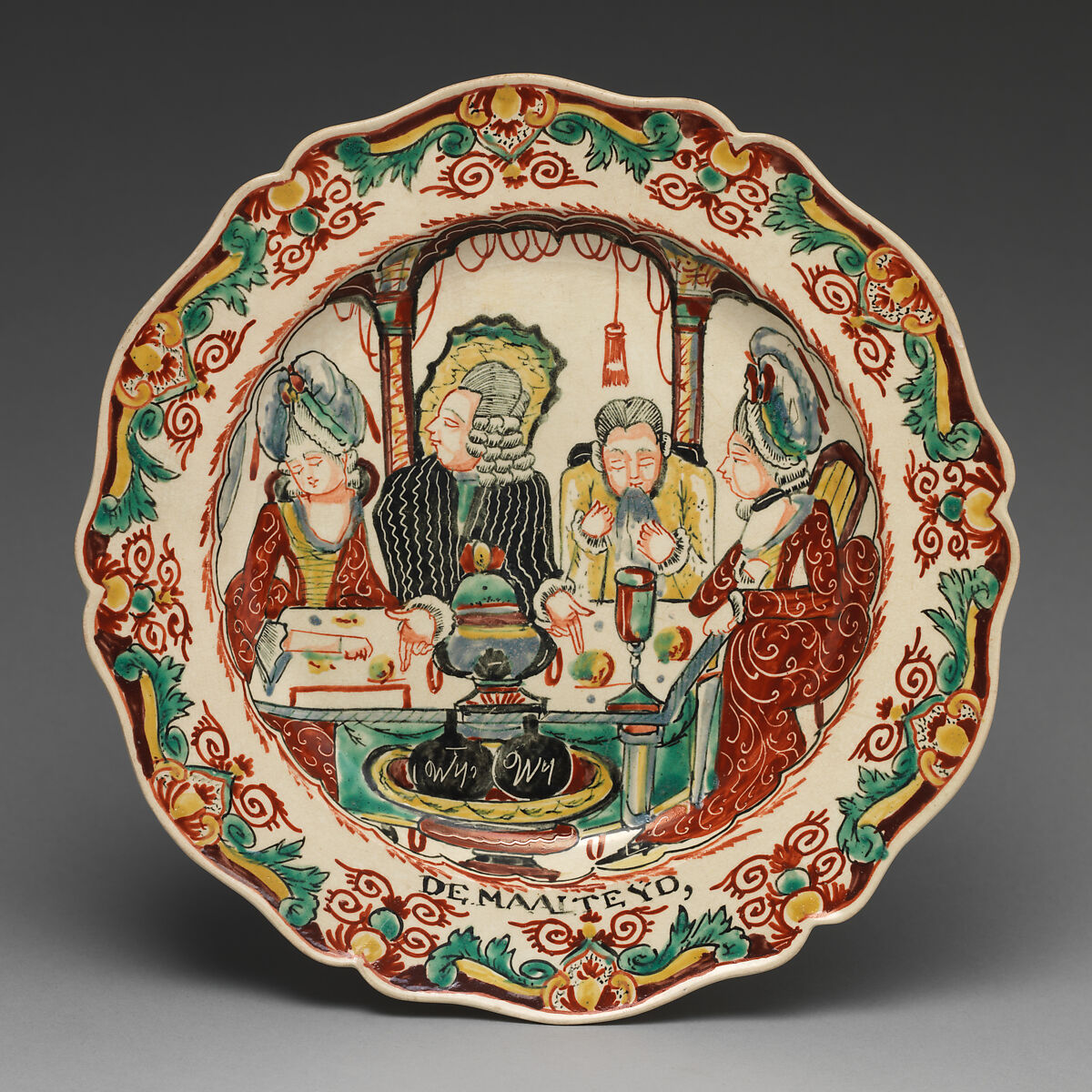 Plate (part of a set of six), John Turner (active 1762–86), Earthenware, British, Staffordshire 