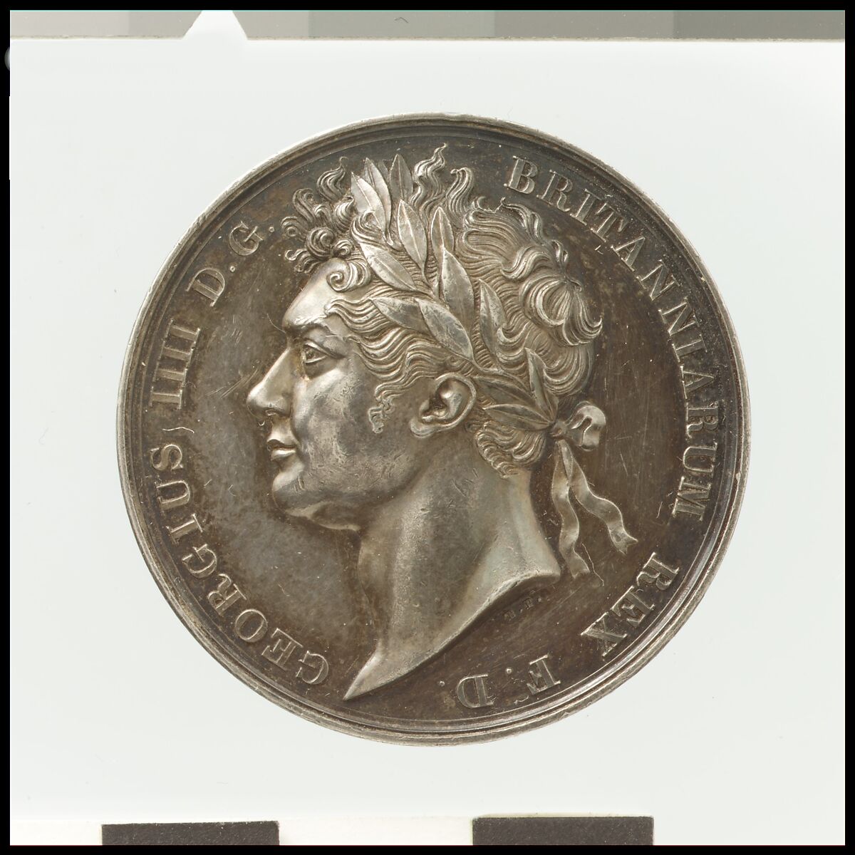 Coronation of George IV, Benedetto Pistrucci (Italian, 1783–1855, active England), Silver, British 