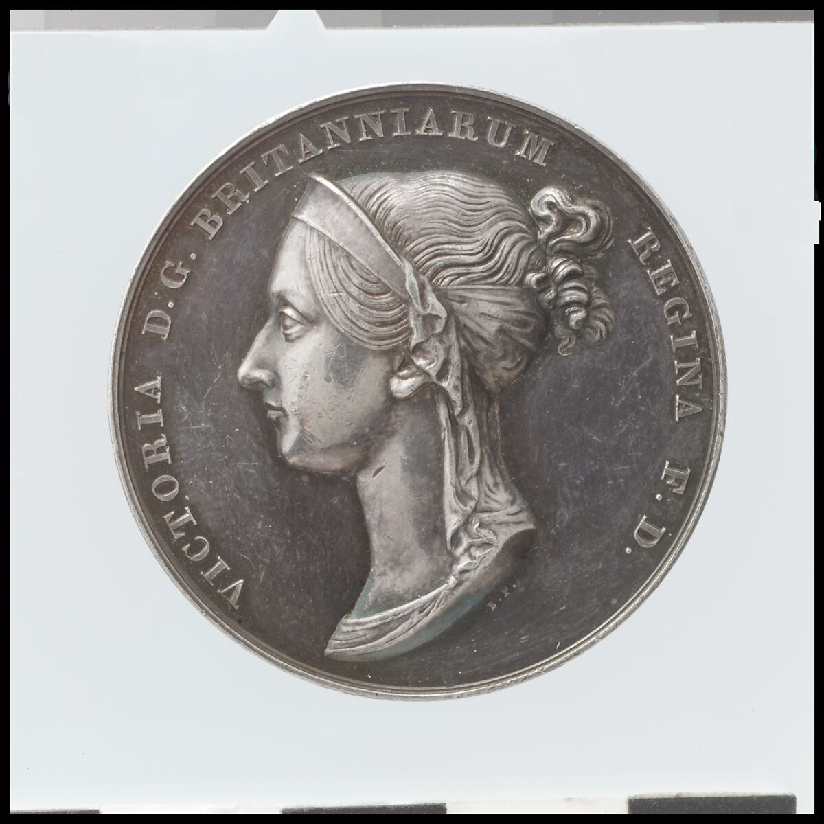 Coronation of Victoria, Benedetto Pistrucci (Italian, 1783–1855, active England), Silver, British 