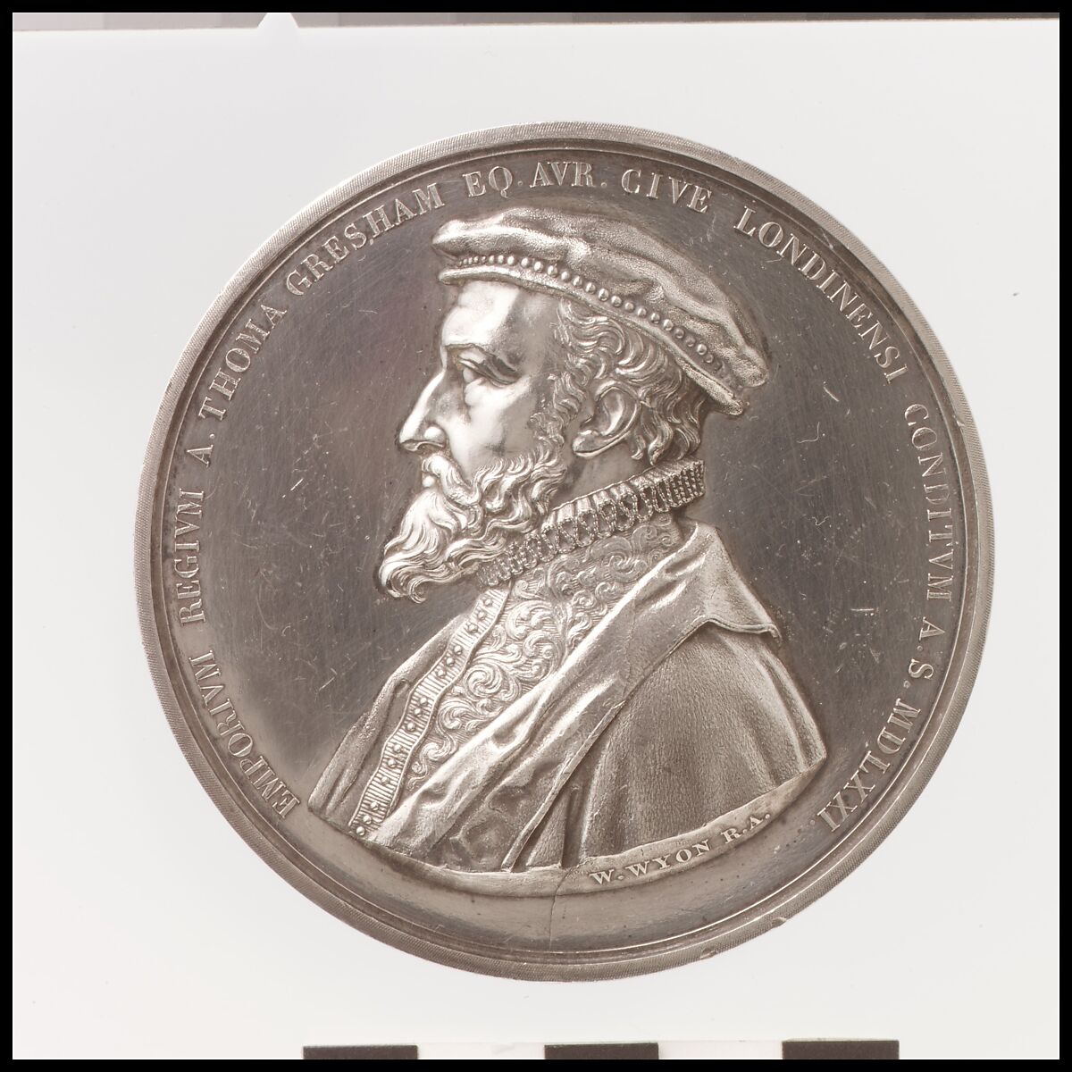 The Royal Exchange, Medalist: William Wyon (British, Birmingham 1795–1851 Brighton), Silver, British 