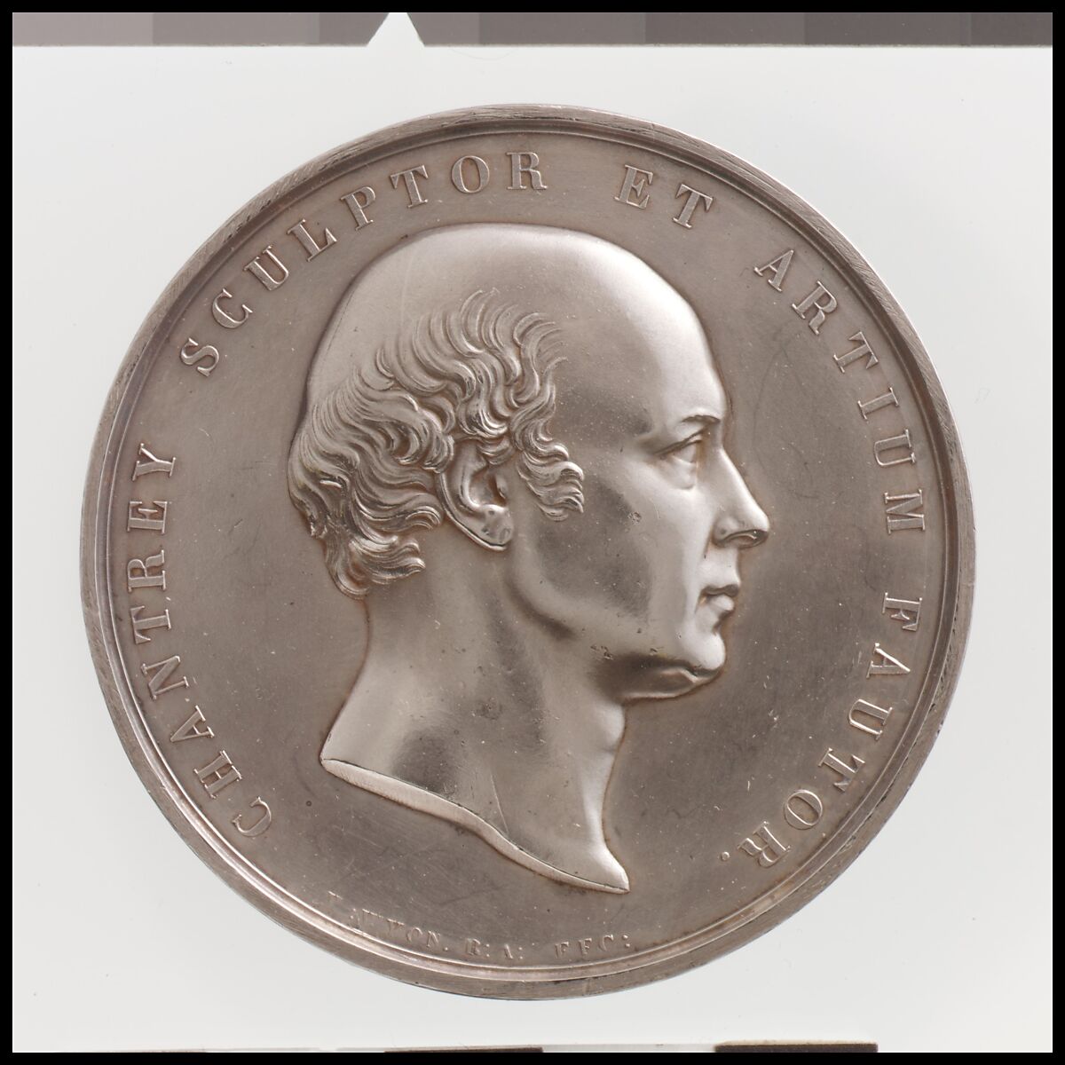 Sir Francis Chantrey, Medalist: William Wyon (British, Birmingham 1795–1851 Brighton), Silver, British 