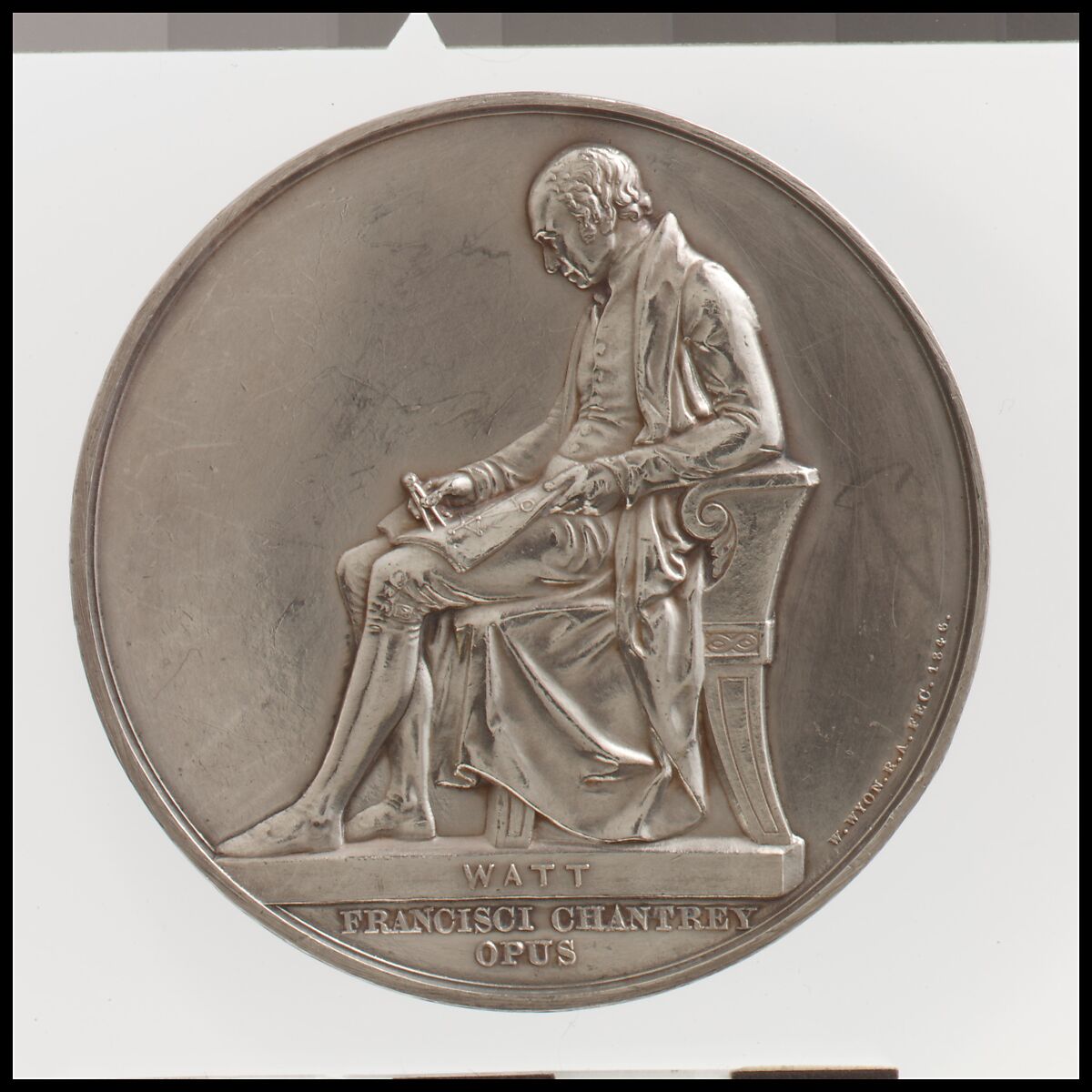 Sir Francis Chantrey, Medalist: William Wyon (British, Birmingham 1795–1851 Brighton), Silver, British