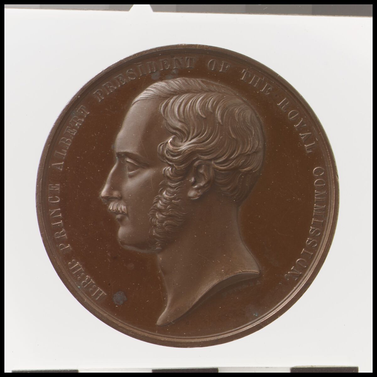 Prince Albert, President of the Royal Commission for the Great Exhibition, Medalist: William Wyon (British, Birmingham 1795–1851 Brighton), Bronze, British 