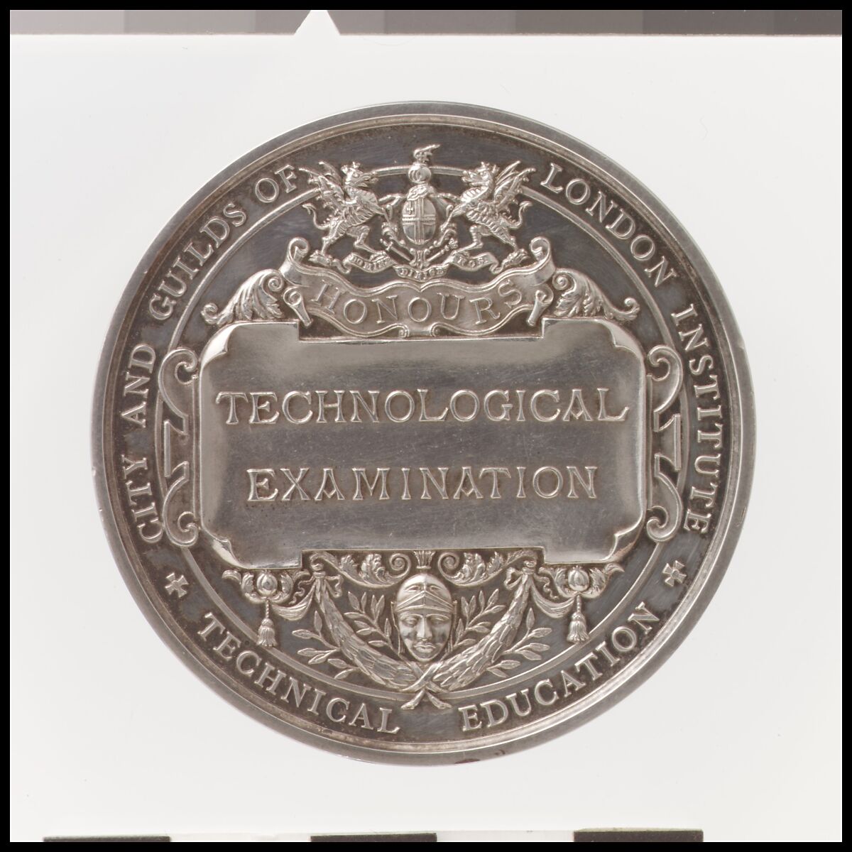 Edward VII, Patron of Institute of Technical Education, Medalist: Leonard Charles Wyon (British, London 1826–1891 London), Silver, British