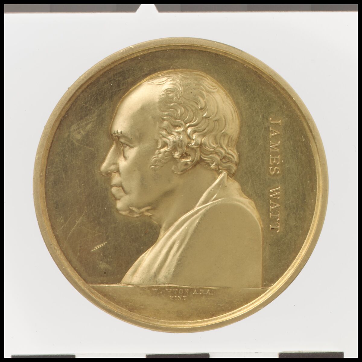 James Watt, Medalist: William Wyon (British, Birmingham 1795–1851 Brighton), Gold, British 