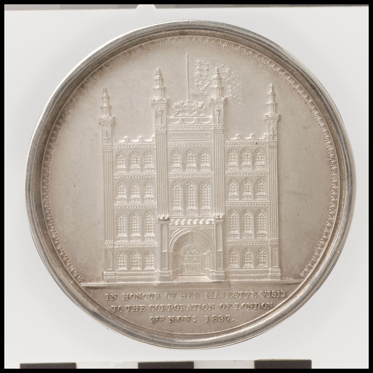 Victoria Visit to the Corporation of London, Medalist: William Wyon (British, Birmingham 1795–1851 Brighton), Silver, British