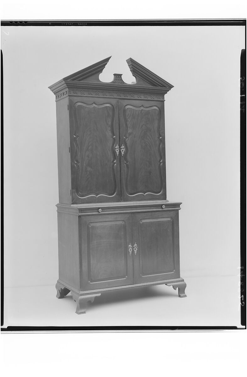 Clothes Press, Attributed to Thomas Affleck (1740–1795), Mahogany, yellow pine, eastern white cedar, tulip poplar, American