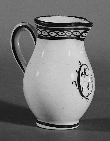 Cream pitcher (part of a service), Worcester factory (British, 1751–2008), Soft-paste porcelain, British, Worcester