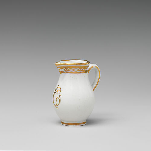 Cream pitcher (part of a service)