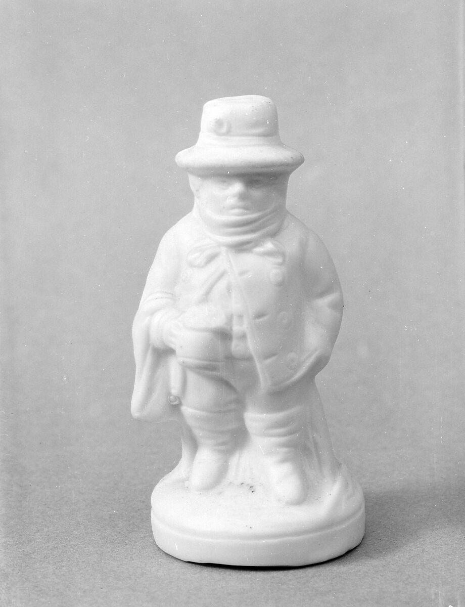 Figure of a Coachman, Parian porcelain, American 