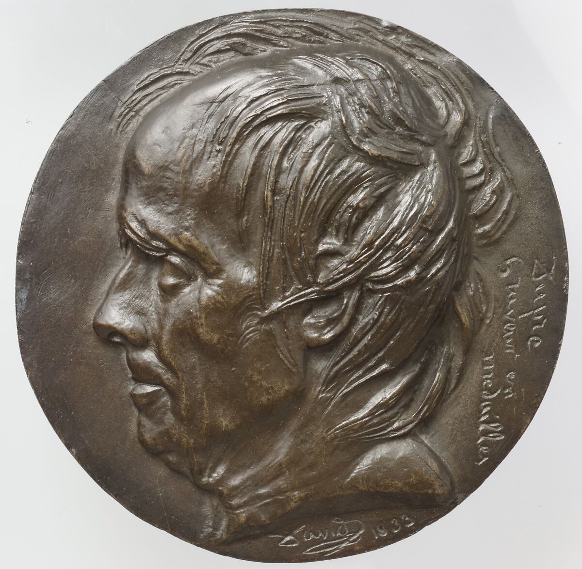 Augustin Dupré (1748–1833), Medalist: Pierre Jean David d&#39;Angers (French, Angers 1788–1856 Paris), Bronze, French 