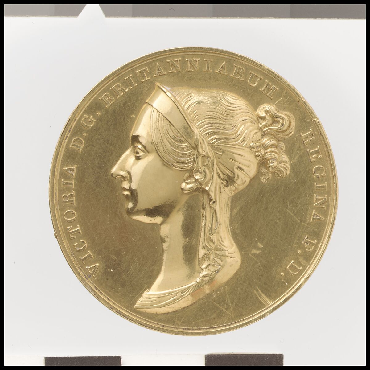 Coronation of Queen Victoria (1819–1901), Benedetto Pistrucci (Italian, 1783–1855, active England), Gold, British 