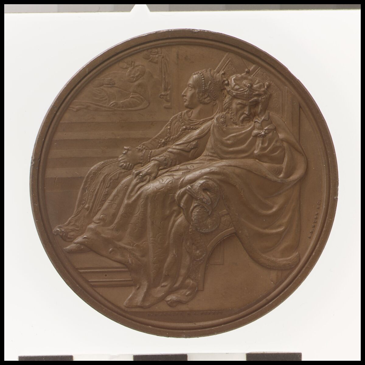 Daniel Maclise, Alfred Benjamin Wyon (British, London 1837–1884), Bronze, British