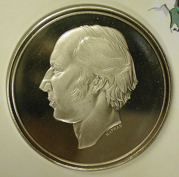 William Wyon, Medalist: Philip Nathan (British), Nickel-brass alloy, British 