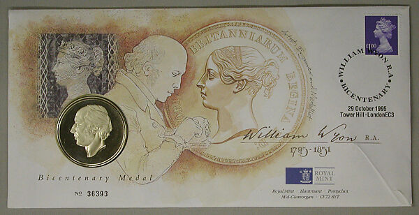 William Wyon, Medalist: Philip Nathan (British), Nickel-brass alloy, British