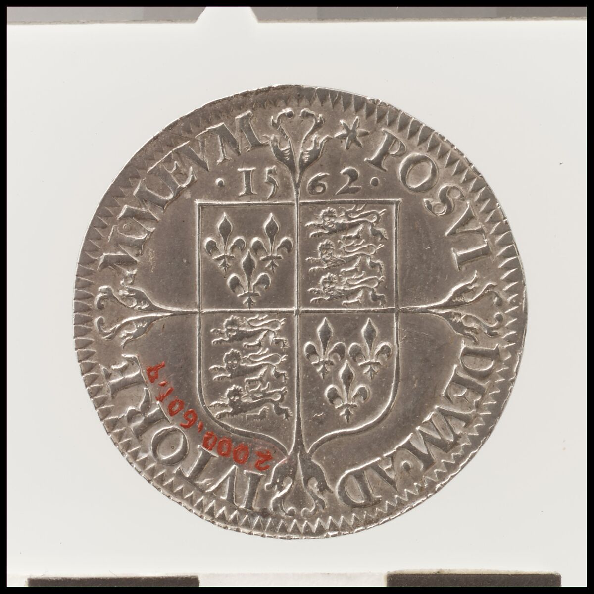 Elizabeth I sixpence coin, Silver, British