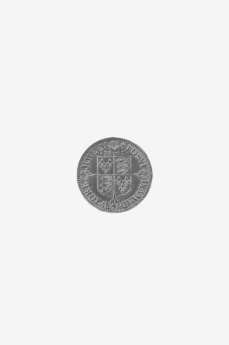 Elizabeth I sixpence coin, Silver, British