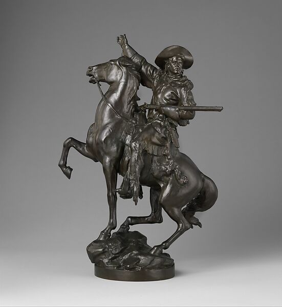 Kit Carson, Frederick William MacMonnies (American, New York 1863–1937 New York), Bronze, American 