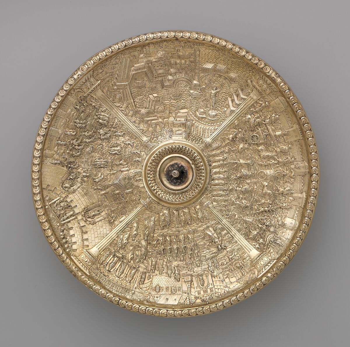 Claudius Tazza, Unknown  , Flemish, Antwerp ?, late 16th c., Gilded silver, Flemish, Antwerp (?)