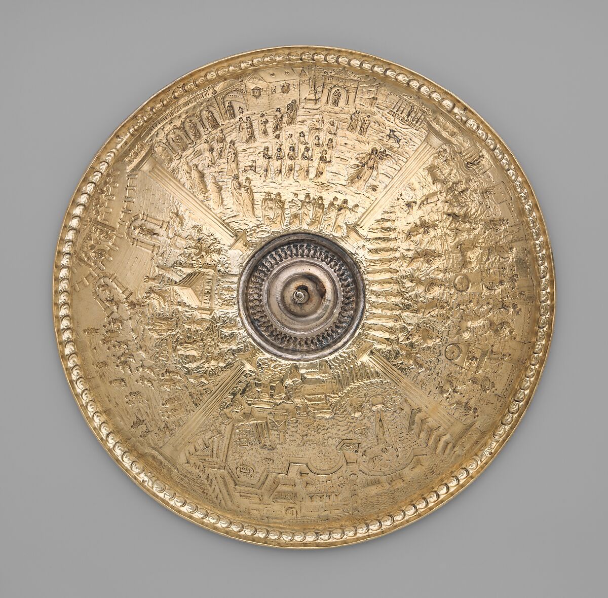 Claudius Tazza, Unknown  , Flemish, Antwerp ?, late 16th c., Gilded silver, Flemish, Antwerp (?)