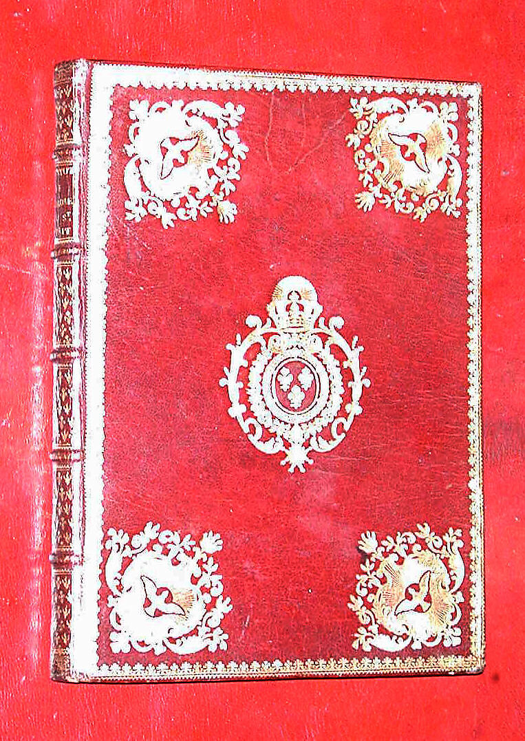 Les Status de l'Ordre du St. Esprit (Paris, 1724), Paper; red Morocco binding, French, Paris 