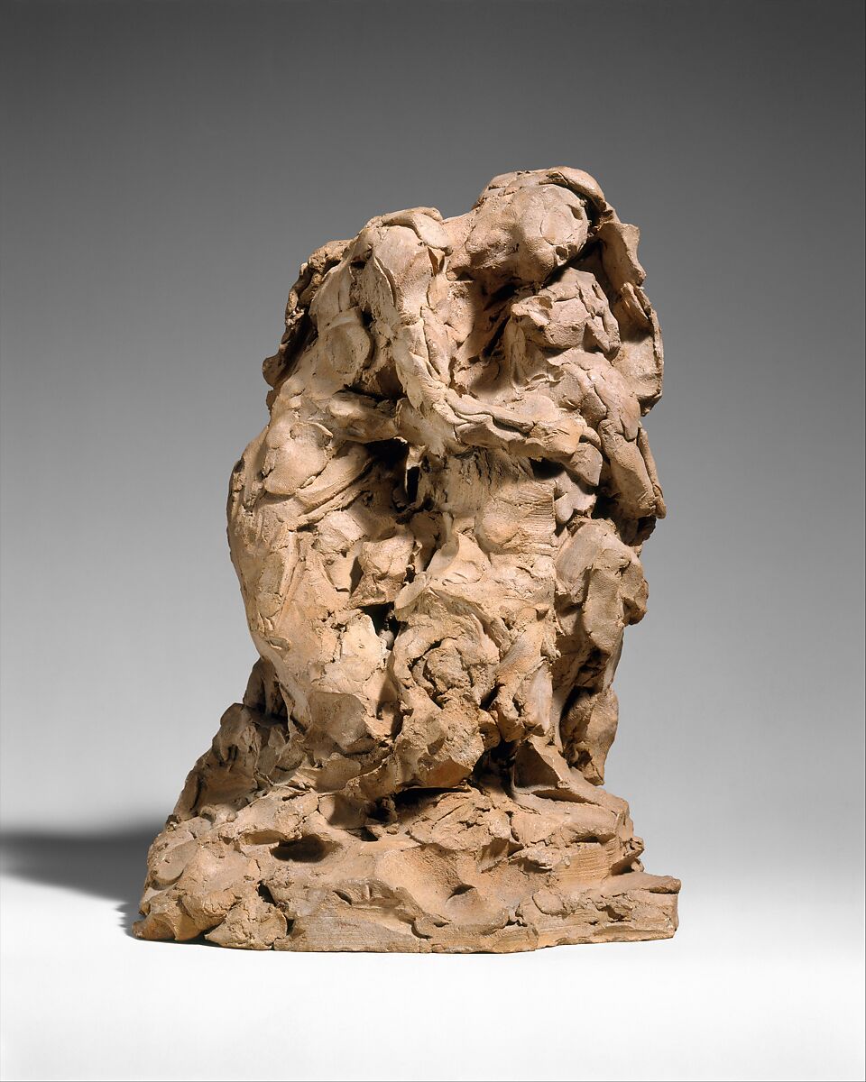 Pietà, Jean-Baptiste Carpeaux (French, Valenciennes 1827–1875 Courbevoie), Terracotta, French, Paris 