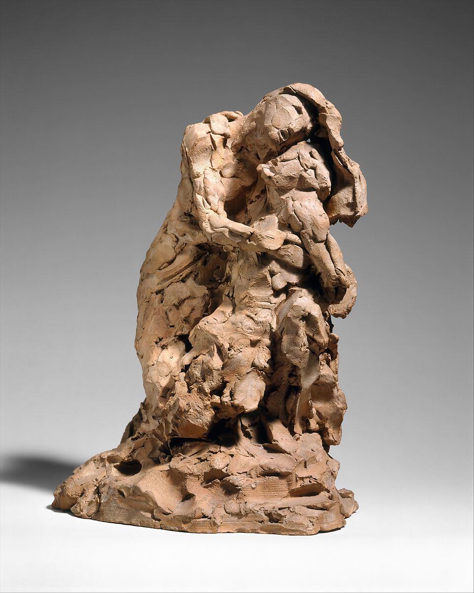 Pietà, Jean-Baptiste Carpeaux (French, Valenciennes 1827–1875 Courbevoie), Terracotta, French, Paris