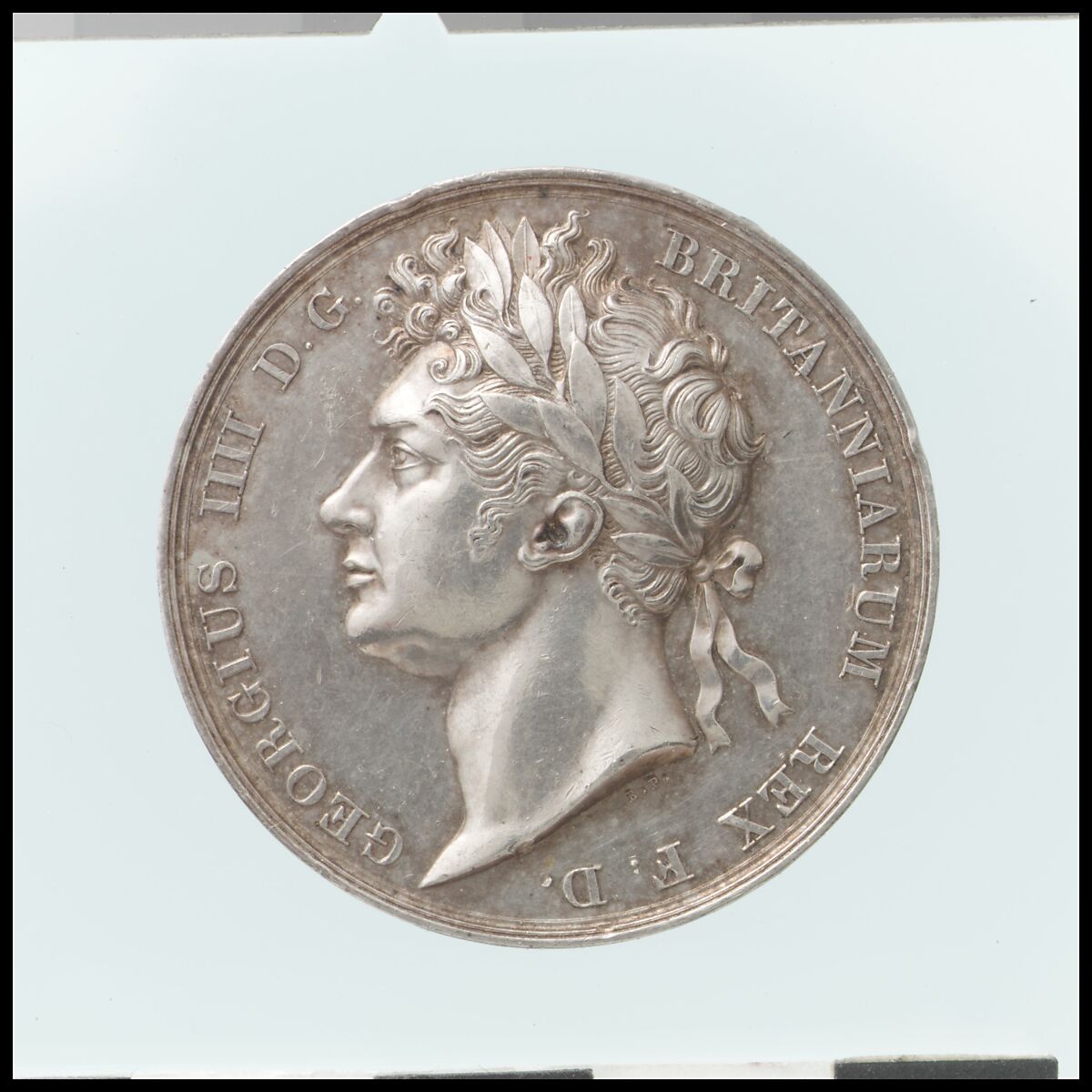 Coronation of George IV, Benedetto Pistrucci (Italian, 1783–1855, active England), Silver, British 