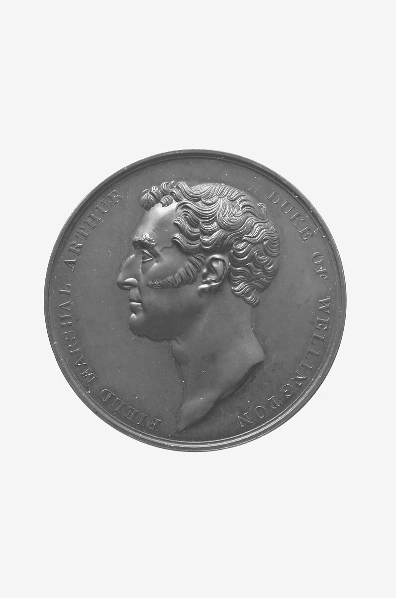 Duke of Wellington, Benedetto Pistrucci (Italian, 1783–1855, active England), Bronze, British, London