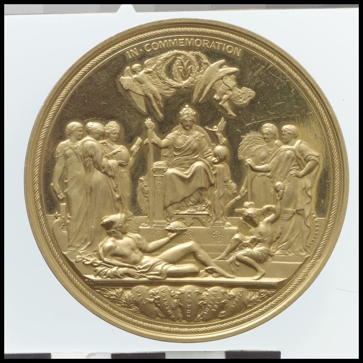 Queen Victoria, Medalist: Leonard Charles Wyon (British, London 1826–1891 London), Gold, British
