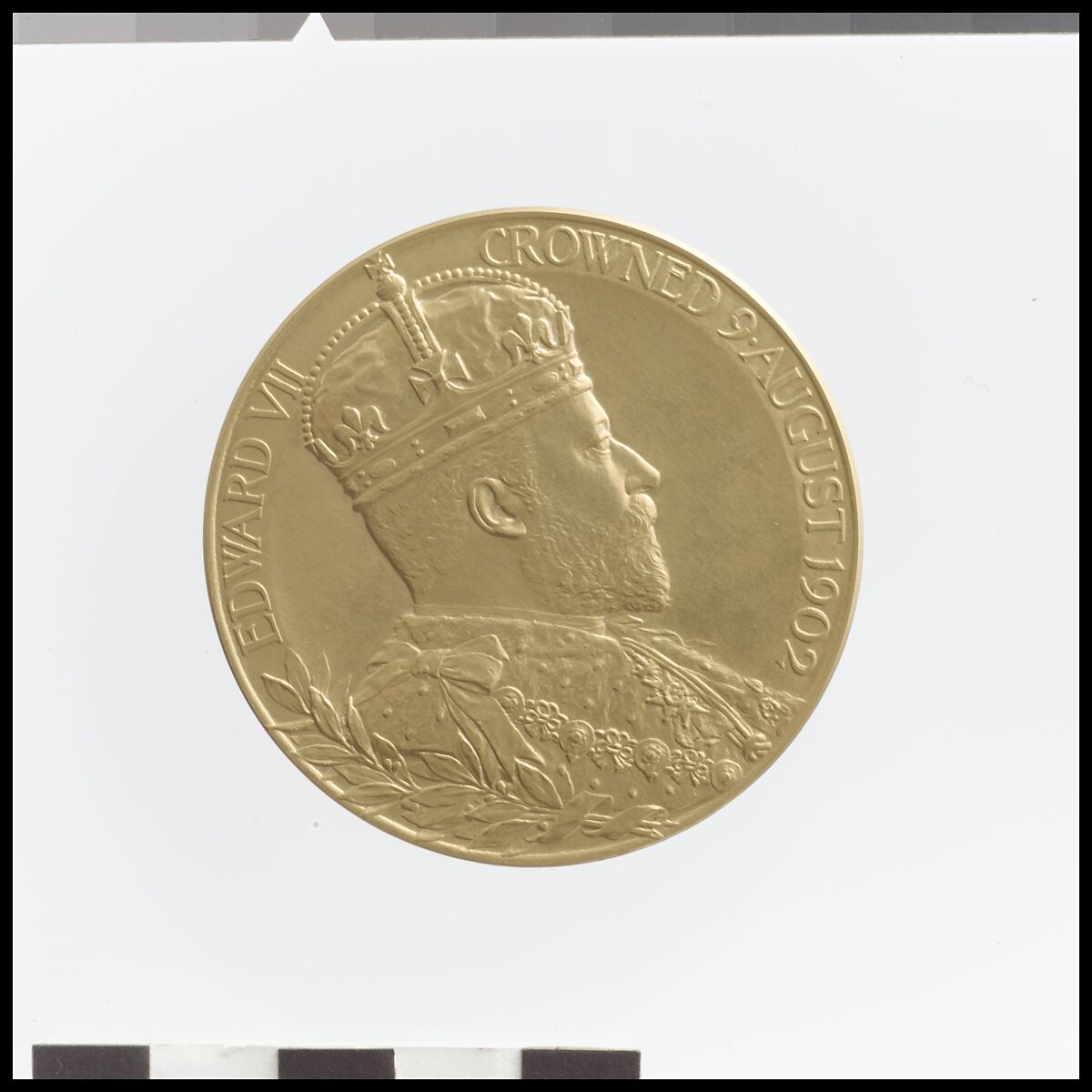 Edward VII, Medalist: G.W. DeSaulles (1862–1903), Gold, British 