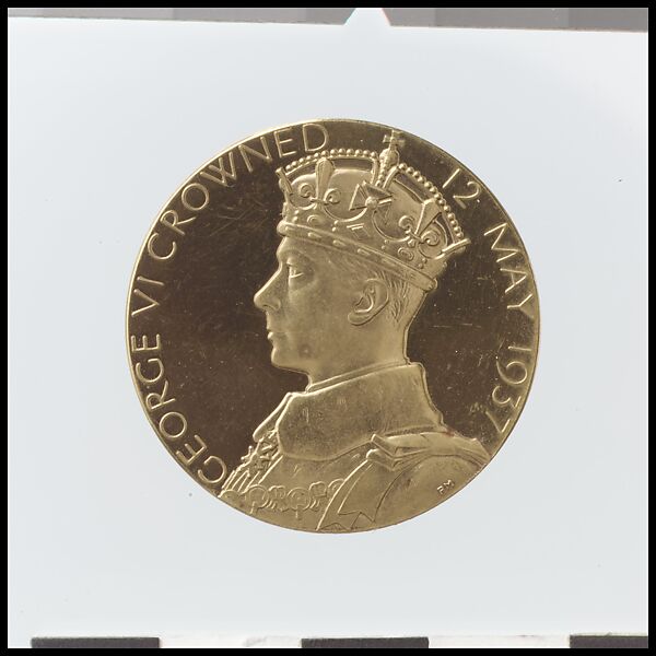 George VI, Percy Metcalfe (British, Leeds 1895–1970 London), Gold, British 
