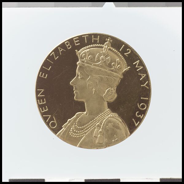 George VI, Percy Metcalfe (British, Leeds 1895–1970 London), Gold, British