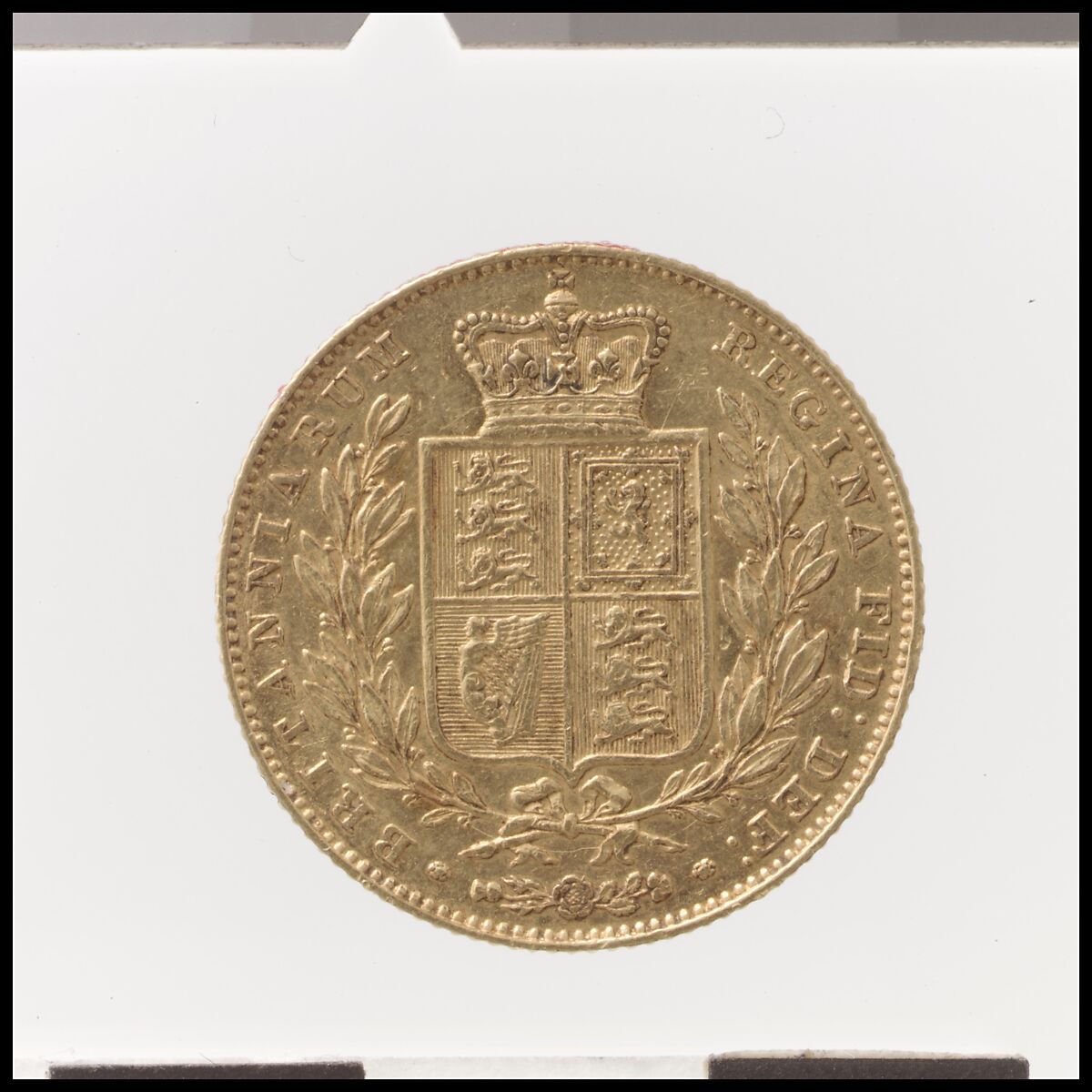 Victoria sovereign, William Wyon (British, Birmingham 1795–1851 Brighton), Gold, British