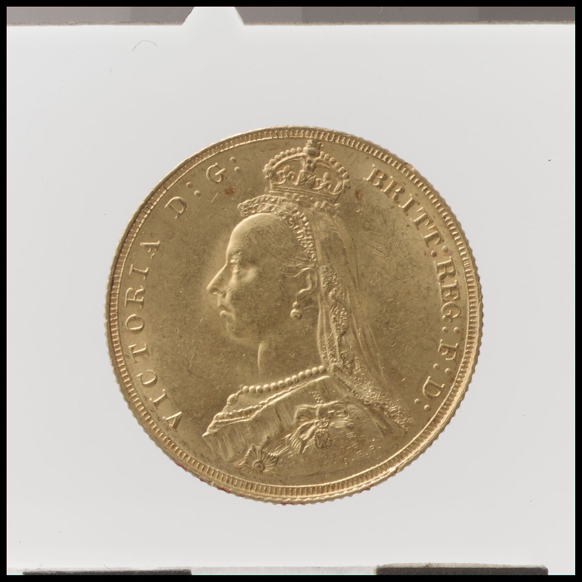 Victoria sovereign, Medalist (reverse): Benedetto Pistrucci (Italian, 1783–1855, active England), Gold, British 