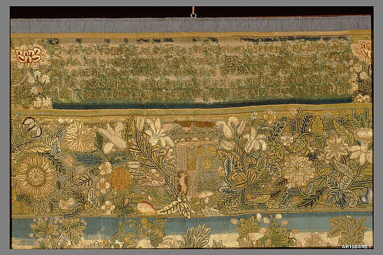 Galcerán de Pinós Preventing the Shipment of the Ransom, Wool, silk, metal thread on canvas, Spanish, Catalonia