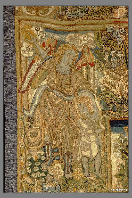 The Ransom for Galcerán de Pinós put on Board Ship at Salou near Tarragona, Wool, silk, metal thread on canvas, Spanish, Catalonia