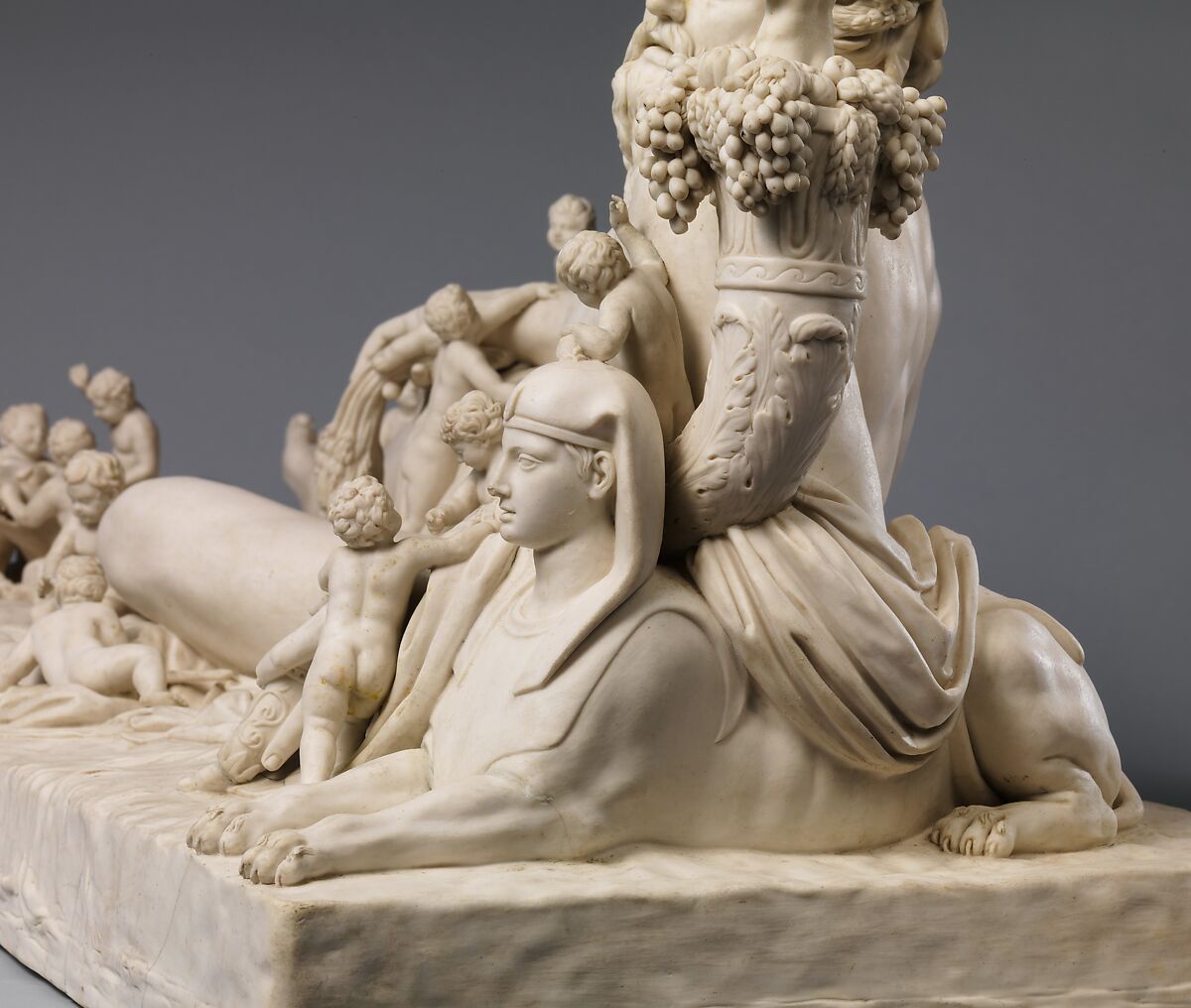 Personification of the River Nile, Giovanni Volpato (Italian, Bassano 1732–1803 Rome), Hard-paste biscuit porcelain, Italian, Rome