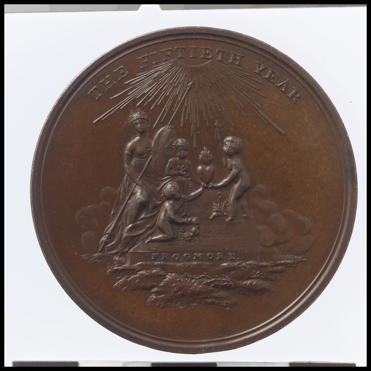 Golden Jubilee of George III, N. Hyde, Bronze, British