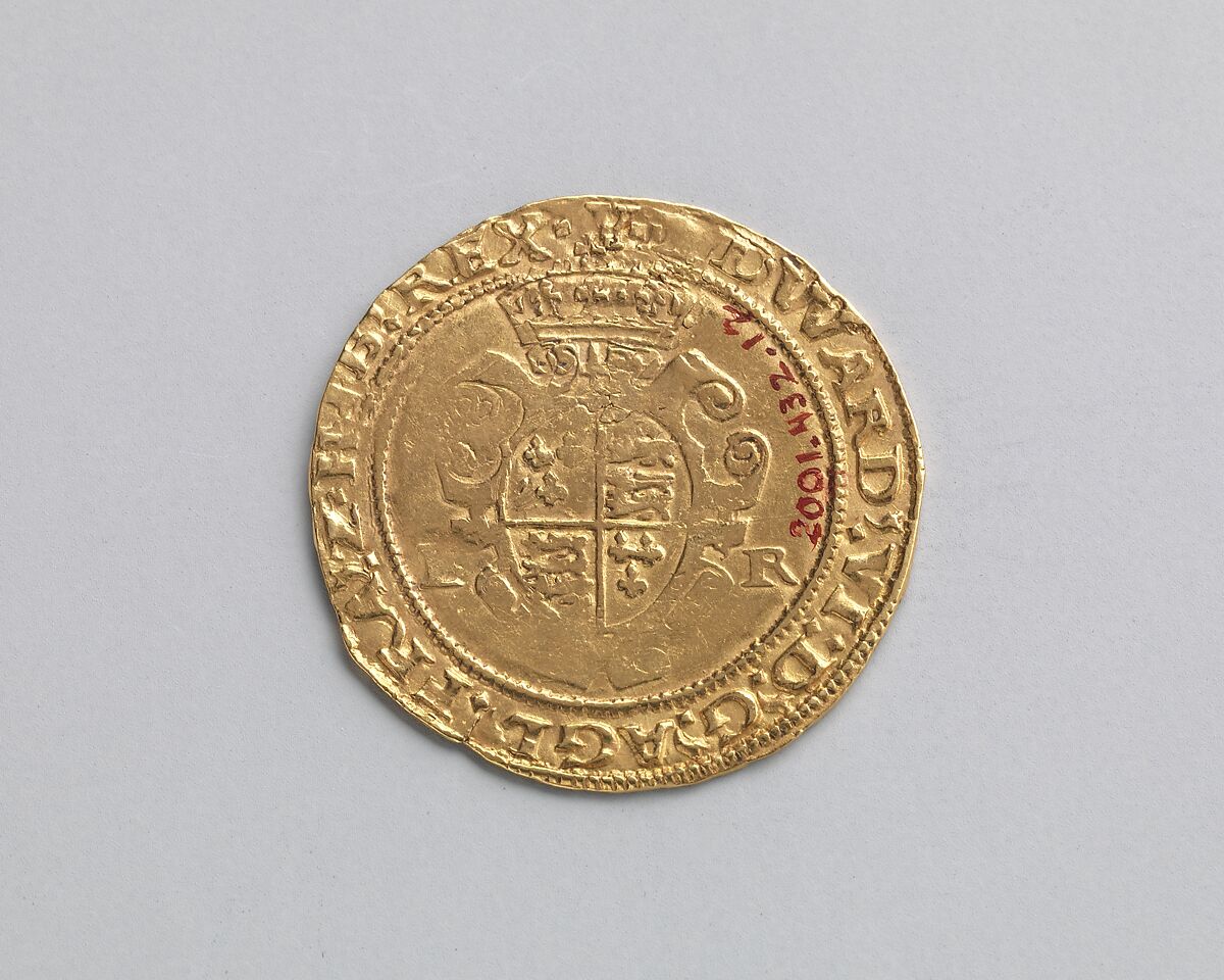 Half sovereign of Edward VI, Gold, British