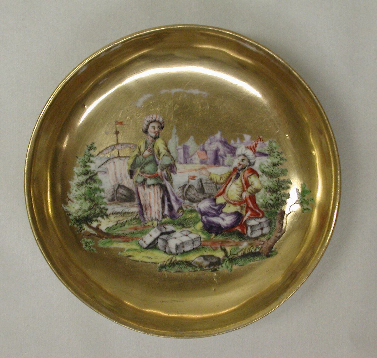 Saucer (part of a service), Nymphenburg Porcelain Manufactory (German, 1747–present), Hard-paste porcelain, German, Nymphenburg 