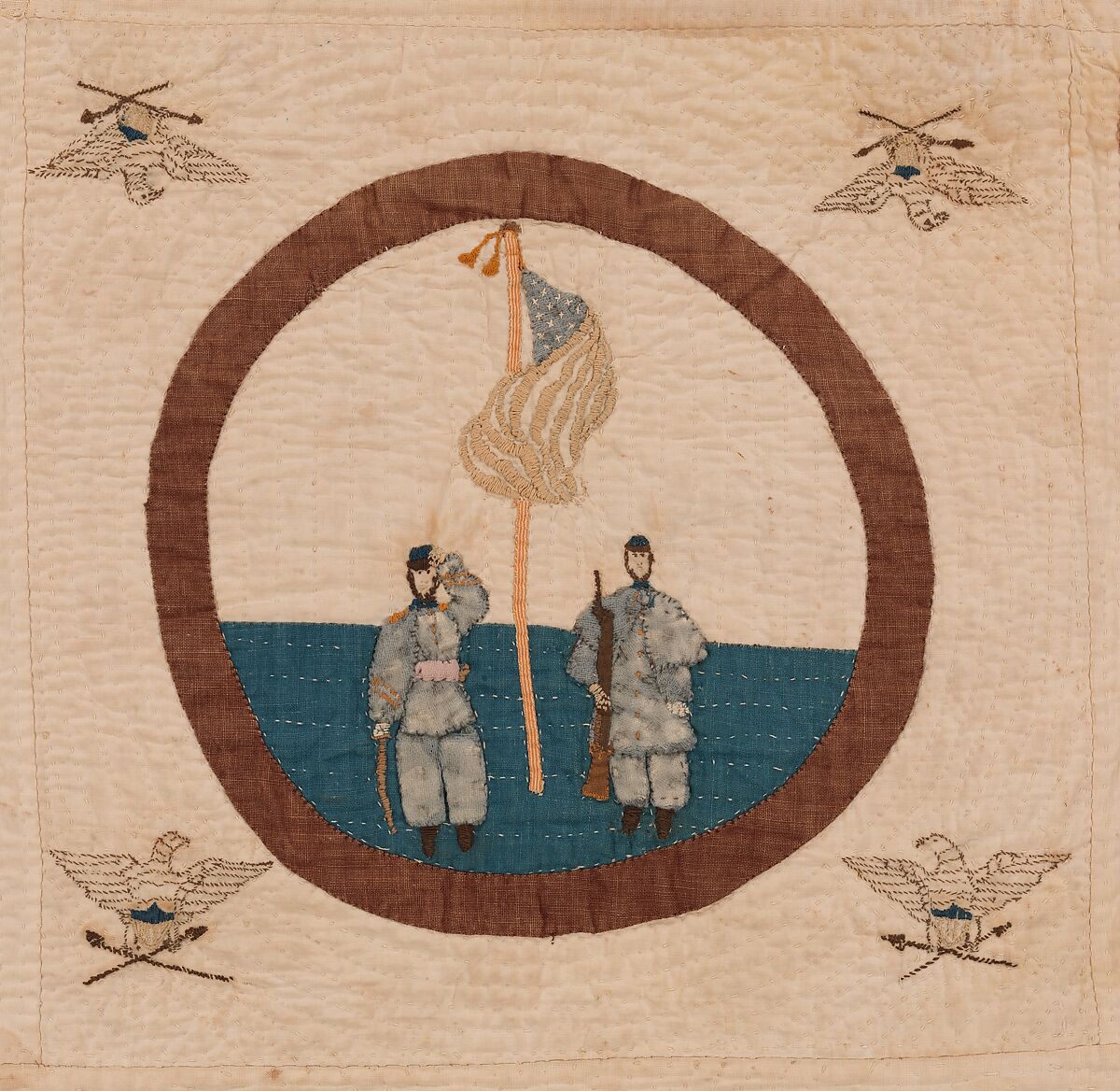 Woman’s Rights Quilt, Emma Civey Stahl (American), Cotton, American