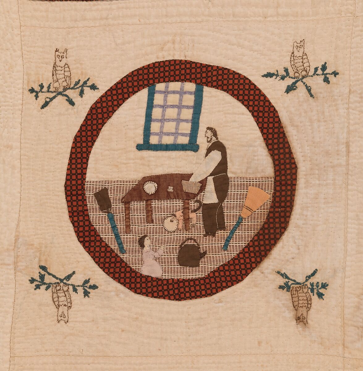 Woman’s Rights Quilt, Emma Civey Stahl (American), Cotton, American